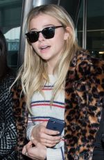 CHLOE MORETZ Arrives at Incheon Airport in Seoul 03/02/2016