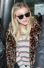 CHLOE MORETZ Arrives at Incheon Airport in Seoul 03/02/2016