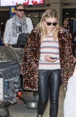 CHLOE MORETZ Arrives at Incheon Airport in Seoul 03/02/2016