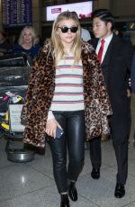 CHLOE MORETZ Arrives at Incheon Airport in Seoul 03/02/2016