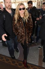 CHLOE MORETZ at Prince De Galles Hotel in Paris 02/29/2016