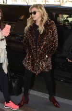 CHLOE MORETZ at Prince De Galles Hotel in Paris 02/29/2016