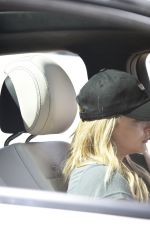 CHLOE MORETZ Chats on Her Phone Near Her Home in Los Angeles 03/22/2016