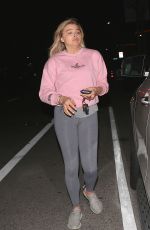 CHLOE MORETZ Leaves a Dinner in Brentwood 03/07/2016