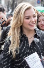 CHLOE MORETZ Out and About in Seoul 03/06/2016