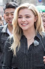 CHLOE MORETZ Out and About in Seoul 03/06/2016