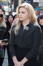 CHLOE MORETZ Out and About in Seoul 03/06/2016