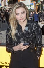 CHLOE MORETZ Out and About in Seoul 03/06/2016