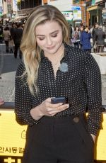 CHLOE MORETZ Out and About in Seoul 03/06/2016