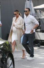 CHRISSY TEIGEN at Bel Air Hotel in Beverly Hills 03/20/2016