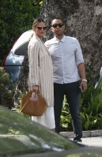 CHRISSY TEIGEN at Bel Air Hotel in Beverly Hills 03/20/2016