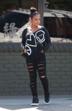 CHRISTINA MILIAN at Midori Sushi Restaurant in Studio City 03/18/2016