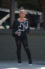 CHRISTINA MILIAN at Midori Sushi Restaurant in Studio City 03/18/2016