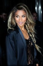 CIARA at Givenchy Fashion Show at Paris Fashion Week 03/07/2016