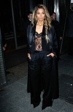 CIARA at Givenchy Fashion Show at Paris Fashion Week 03/07/2016
