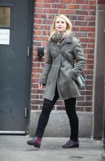 CLAIRE DANES Out and About in New York 03/14/2016