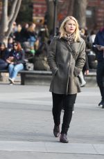 CLAIRE DANES Out and About in New York 03/14/2016