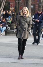 CLAIRE DANES Out and About in New York 03/14/2016