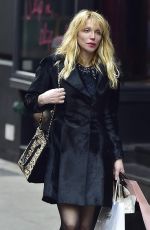 COURTNEY LOVE Shopping at Agent Provocateur in New York 03/15/2016