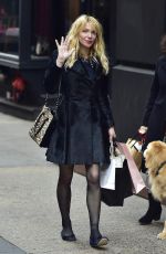COURTNEY LOVE Shopping at Agent Provocateur in New York 03/15/2016