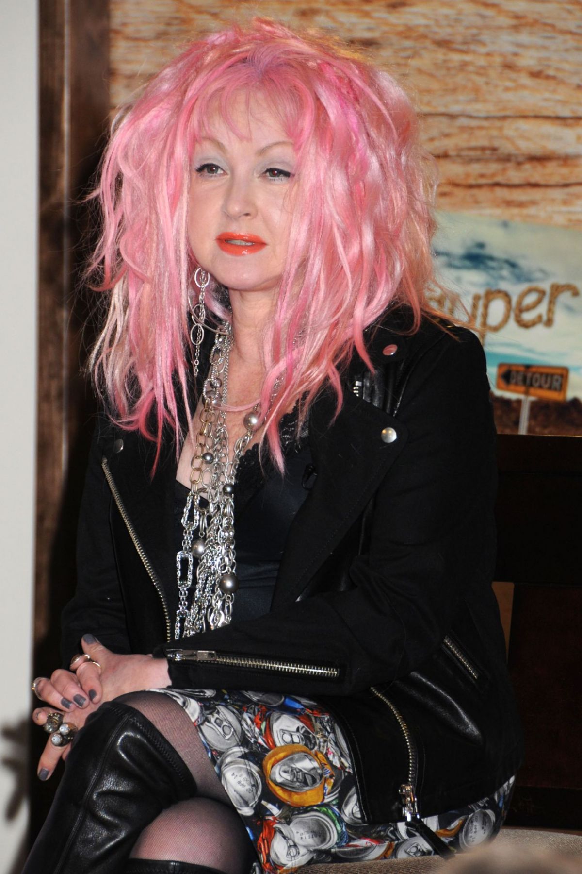 CYNDI LAUPER at Launch of New Slbum ‘Detour’ in Nashville 03/15/2016