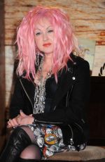 CYNDI LAUPER at Launch of New Slbum ‘Detour’ in Nashville 03/15/2016