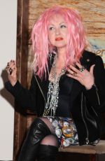 CYNDI LAUPER at Launch of New Slbum ‘Detour’ in Nashville 03/15/2016