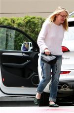 DAKOTA FANNING Out and About in Hollywood 03/05/2016