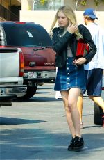 DAKOTA FANNING Out and About in Los Angeles 03/18/2016