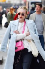 DAKOTA FANNING Out and About in New York 03/23/2016