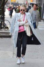 DAKOTA FANNING Out and About in New York 03/23/2016