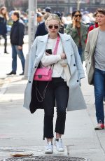 DAKOTA FANNING Out and About in New York 03/23/2016