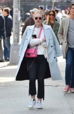 DAKOTA FANNING Out and About in New York 03/23/2016
