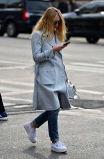 DAKOTA FANNING Out in New York 03/27/2016