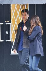 DAKOTA JOHNSON and Jamie Dornan at ‘Fifty Shades Darker’ Set in Vancouver 03/07/2016
