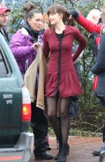 DAKOTA JOHNSON on the Set of ‘Fifty Shades Darker’ 03/04/2016