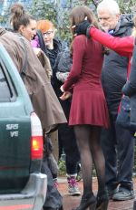 DAKOTA JOHNSON on the Set of ‘Fifty Shades Darker’ 03/04/2016