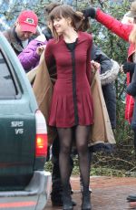 DAKOTA JOHNSON on the Set of ‘Fifty Shades Darker’ 03/04/2016