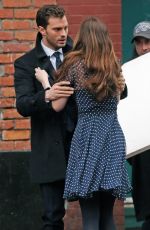 DAKOTA JOHNSON on the Set of ‘Fifty Shades Darker’ in Vancouver 03/02/2016