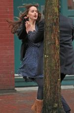 DAKOTA JOHNSON on the Set of ‘Fifty Shades Darker’ in Vancouver 03/02/2016