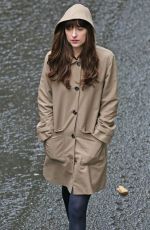 DAKOTA JOHNSON on the Set of ‘Fifty Shades Darker’ in Vancouver 03/04/2016