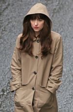 DAKOTA JOHNSON on the Set of ‘Fifty Shades Darker’ in Vancouver 03/04/2016