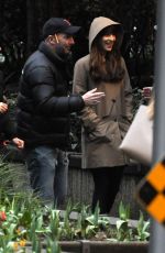 DAKOTA JOHNSON on the Set of ‘Fifty Shades Darker’ in Vancouver 03/14/2016