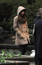 DAKOTA JOHNSON on the Set of ‘Fifty Shades Darker’ in Vancouver 03/14/2016
