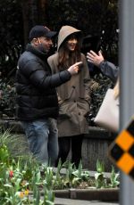 DAKOTA JOHNSON on the Set of ‘Fifty Shades Darker’ in Vancouver 03/14/2016