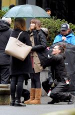 DAKOTA JOHNSON on the Set of ‘Fifty Shades Darker’ in Vancouver 03/14/2016
