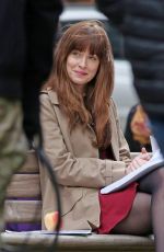 DAKOTA JOHNSON on the Set of ‘Fifty Shades Darker’ in Vancouver 03/14/2016