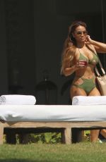DAPHNE JOY at a Pool on Holiday in Punta Mita 08/03/2016