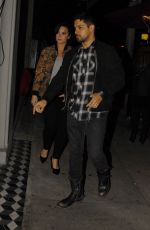 DEMI LOVATO and Wilmer Valderrama at Craig