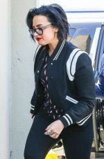 DEMI LOVATO Arrives at a Studio in Los Angeles 03/16/2016